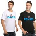 Cross border e-commerce sourcing dsq2 men's Short Sleeve T-Shirt NEW cotton round neck loose casual men's T-shirt fashion